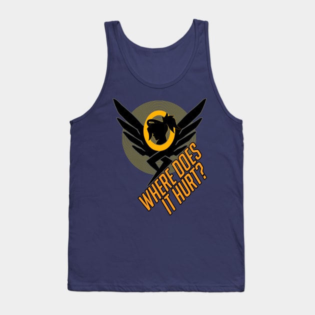 Overwatch Where does it hurt 2 Tank Top by GXV3